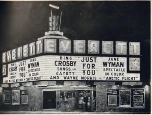 Historic Everett Theatre Exterior